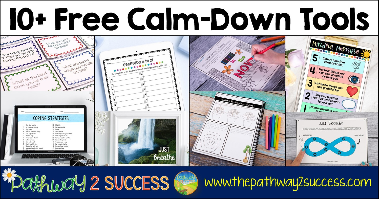 10+ Free Calm-Down Tools - The Pathway 2 Success inside Calm Down Kit Free Printables