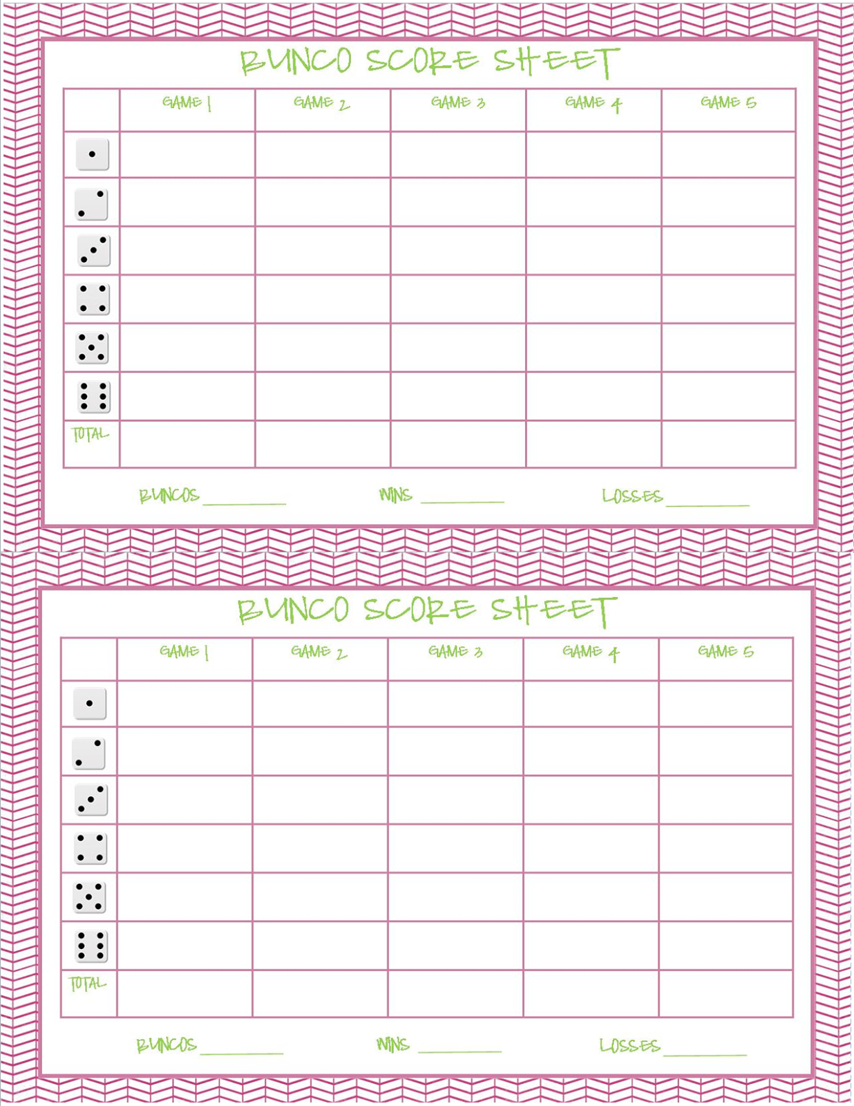 12 Best Bunco Score Sheets Ideas | Bunco Score Sheets, Bunco for Free Printable Bunco Score Sheets Free Download