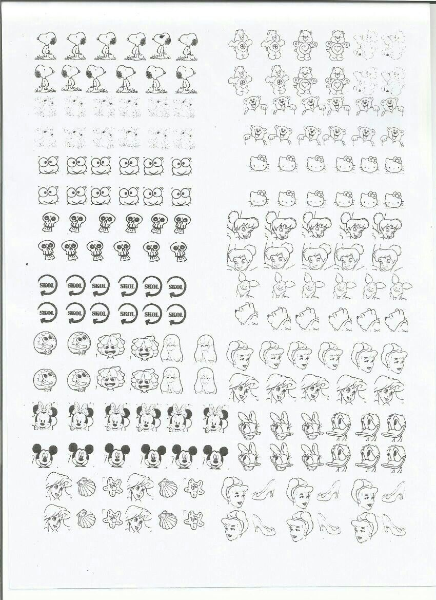 12 Nail Art Practice Sheets Ideas | Printable Nail Art Practice intended for Free Printable Nail Art Practice Sheet