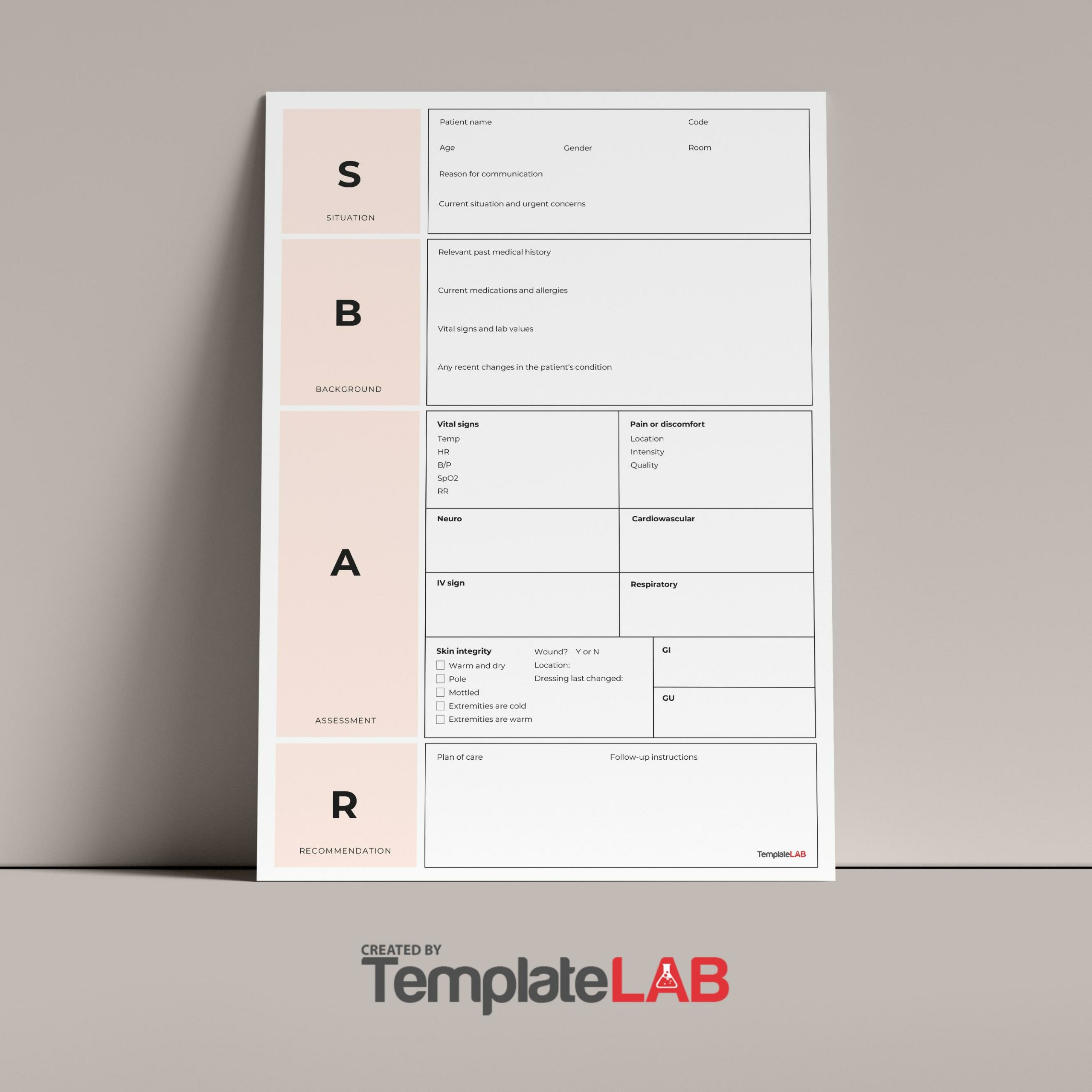 13 Blank Sbar Templates (Word, Pdf) ᐅ Templatelab inside Free Printable Sbar Template