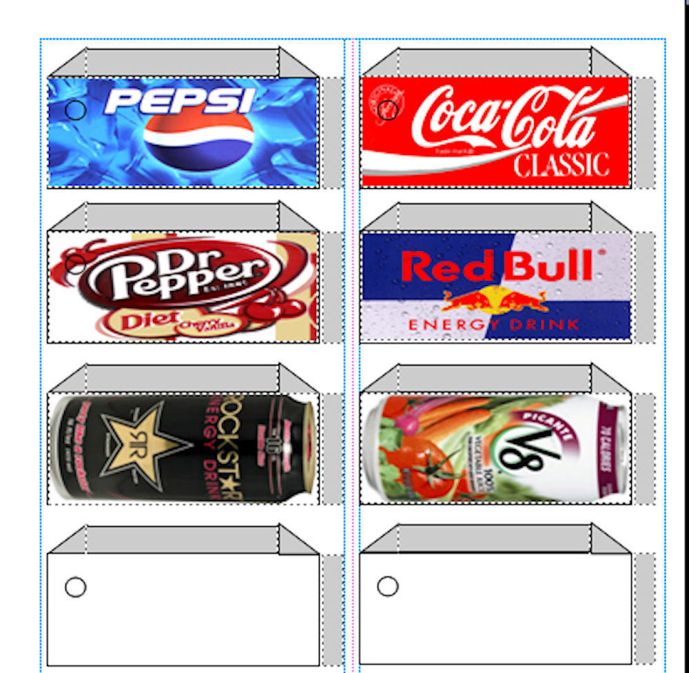 1,400+ Vending Label Dvd - Flavor Strips - Print Your Own Labels When Need Them! inside Free Printable Vending Machine Labels