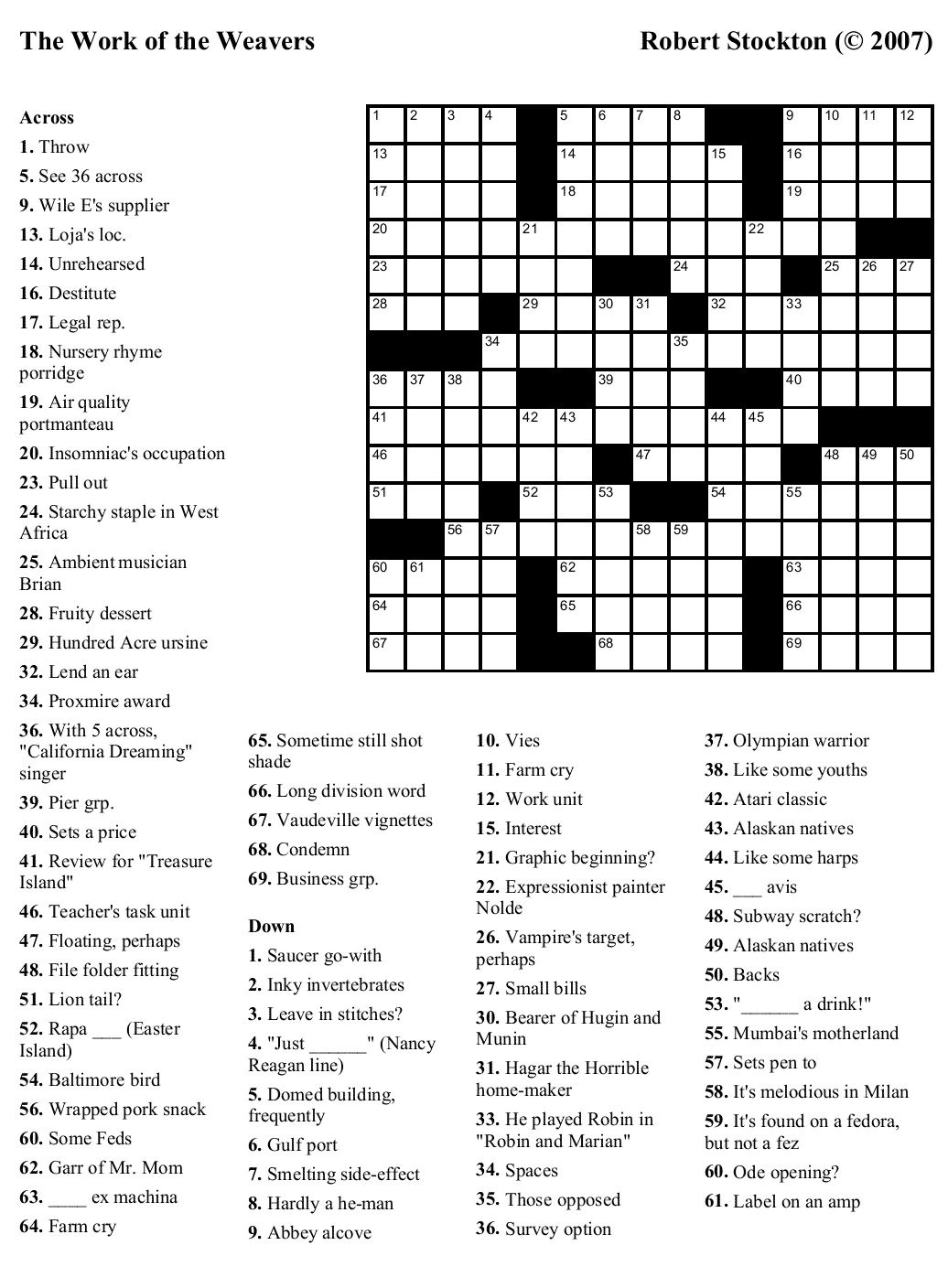 15 Crossword Ideas | Crossword, Printable Crossword Puzzles, Free inside Thomas Joseph Crossword Printable Version