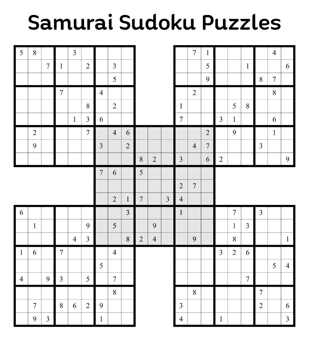 16 Sudoku - 10 Free Pdf Printables | Printablee with Free Printable Samurai Sudoku