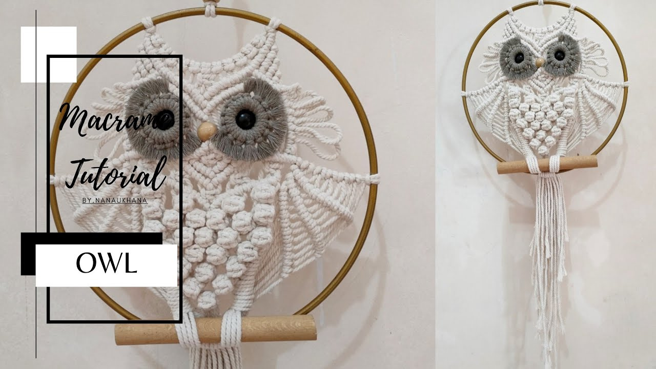 19 Free Macrame Owl Patterns: Easy To Follow Video Tutorials within Printable Macrame OWL Pattern Free