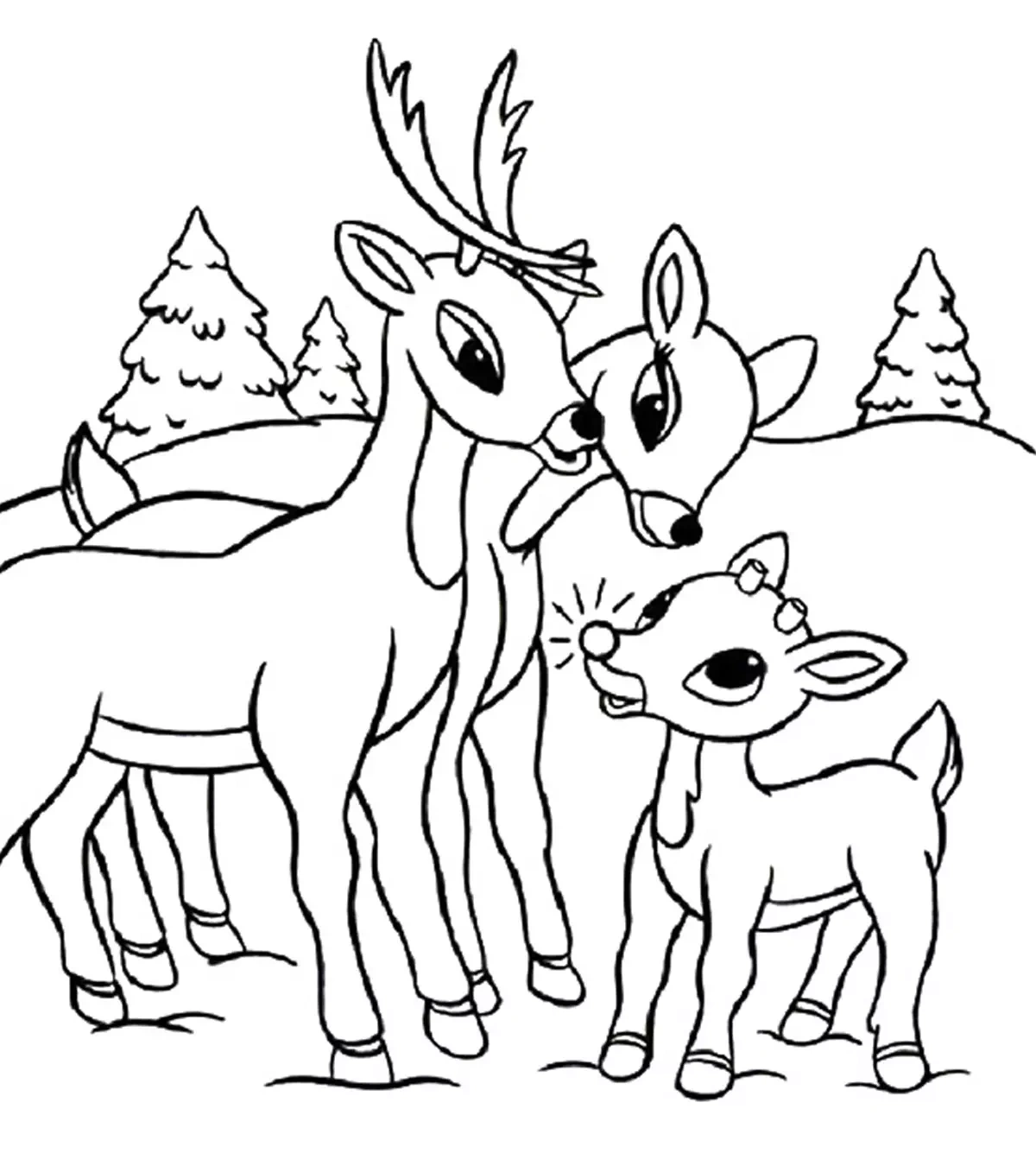 20 Best Rudolph &amp;#039;The Red Nosed Reindeer&amp;#039; Coloring Pages throughout Rudolph Coloring Pages Free Printable