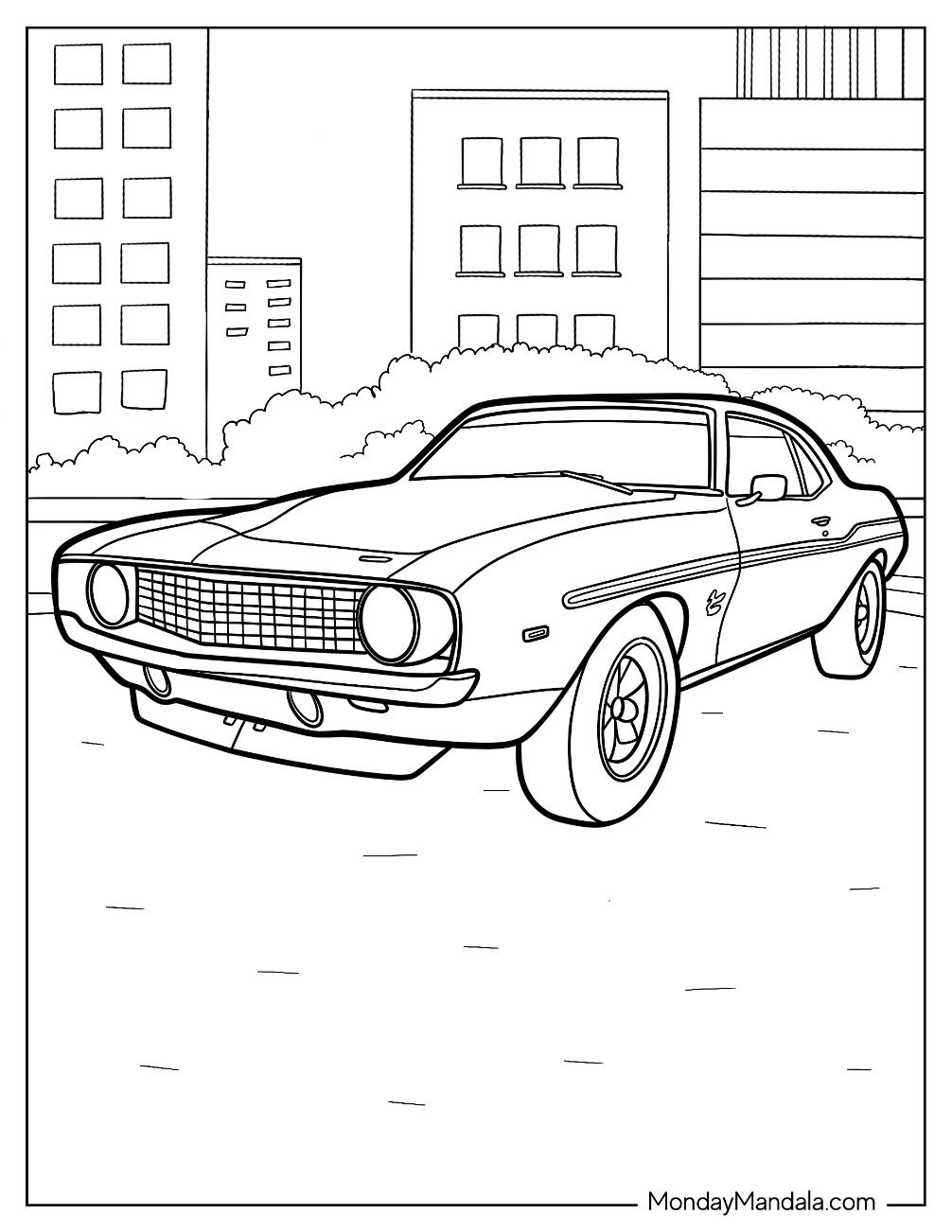 20 Chevrolet Coloring Pages (Free Pdf Printables) in Free Printable Camaro Coloring Pages