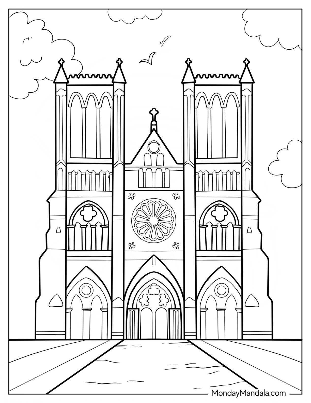 20 Church Coloring Pages (Free Pdf Printables) in Free Printable Coloring Pages of Churches