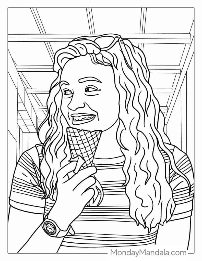 20 Stranger Things Coloring Pages (Free Pdf Printables) with Free Printable Stranger Things Coloring Pages