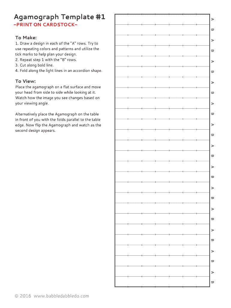 2024 Agamograph Template - Fill Online, Printable, Fillable, Blank pertaining to Free Printable Agamograph Template