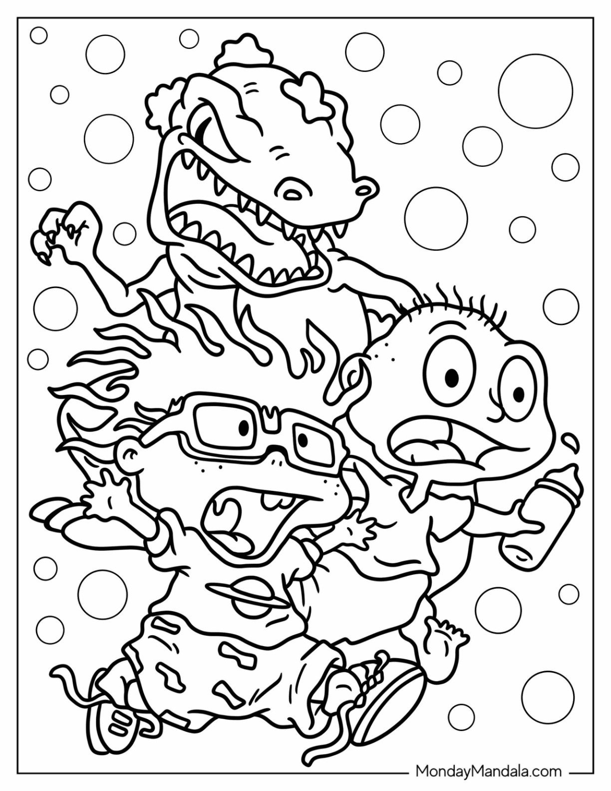 22 Rugrats Coloring Pages (Free Pdf Printables) throughout Free Printable Rugrats Coloring Pages