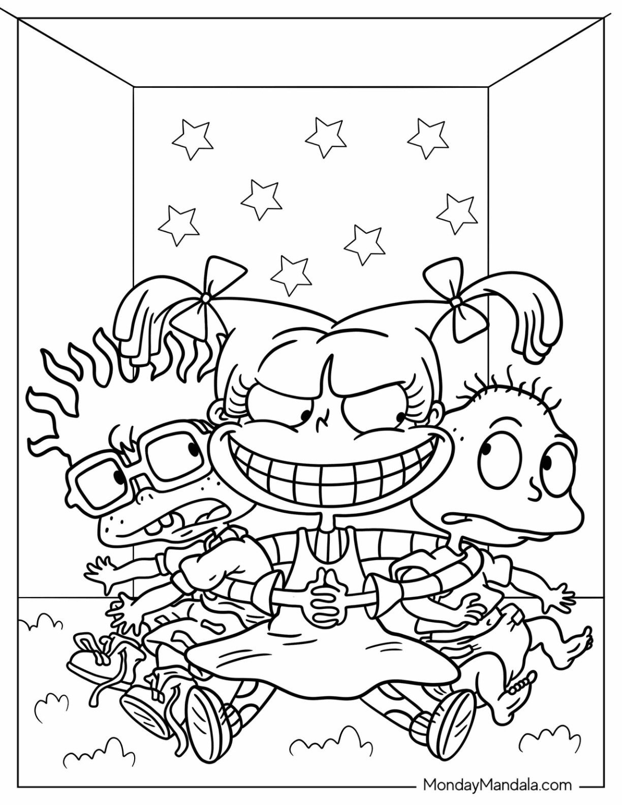 22 Rugrats Coloring Pages (Free Pdf Printables) with regard to Free Printable Rugrats Coloring Pages