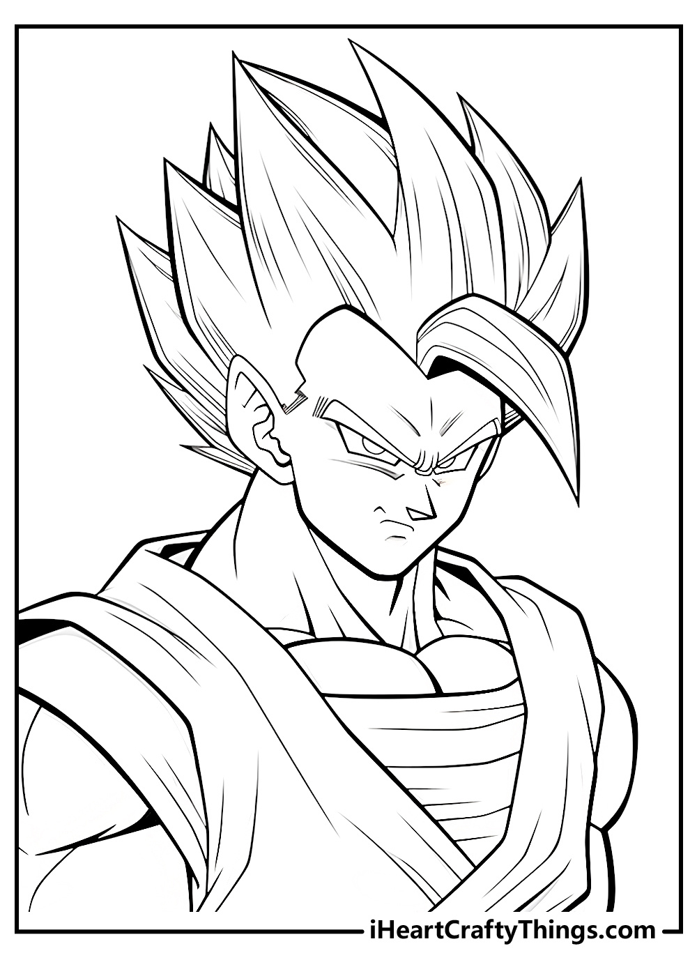 30 Goku Coloring Pages (Easy Free Pdf Printables For Kids) inside Free Printable Goku Coloring Pages