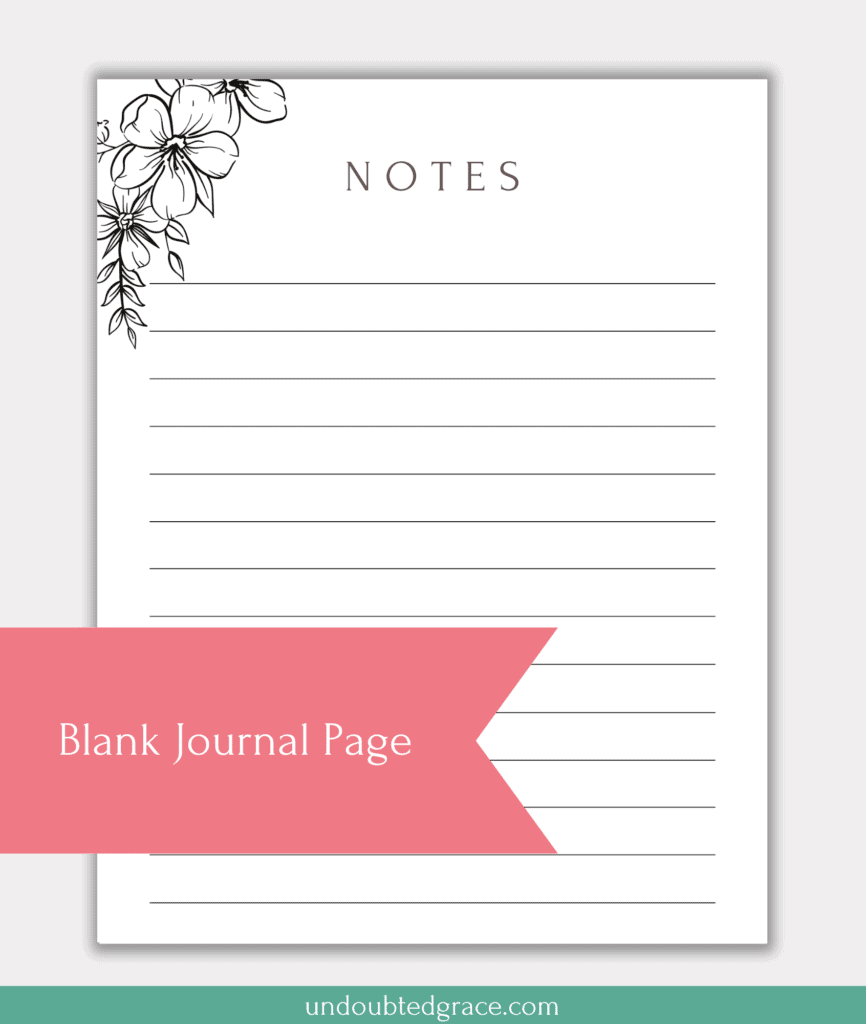 30+ Gorgeous Printable Journal Pages For Planners And Bullet regarding Free Printable Journal Pages