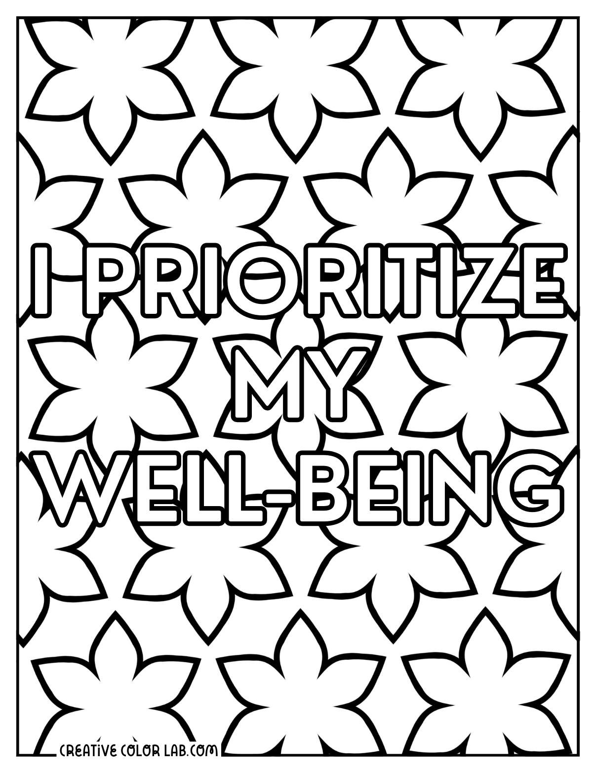 35 Positive Affirmations Coloring Pages | Free Pdf Printables within Free Printable Affirmation Coloring Pages