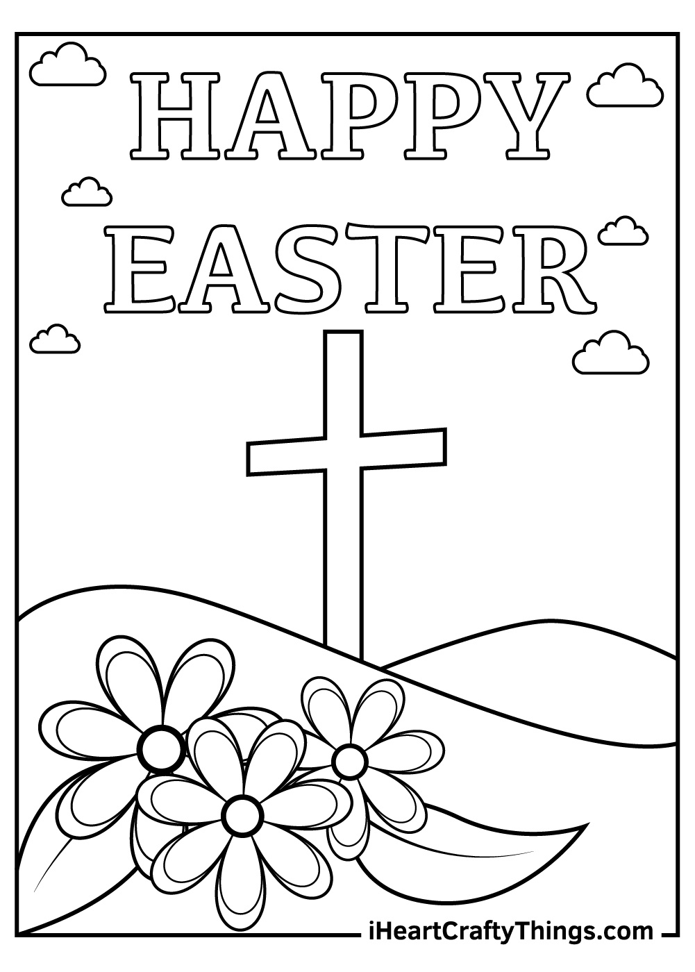 36 Free Easter Coloring Pages (100% Easy Printable Pdfs) in Free Christian Easter Printables