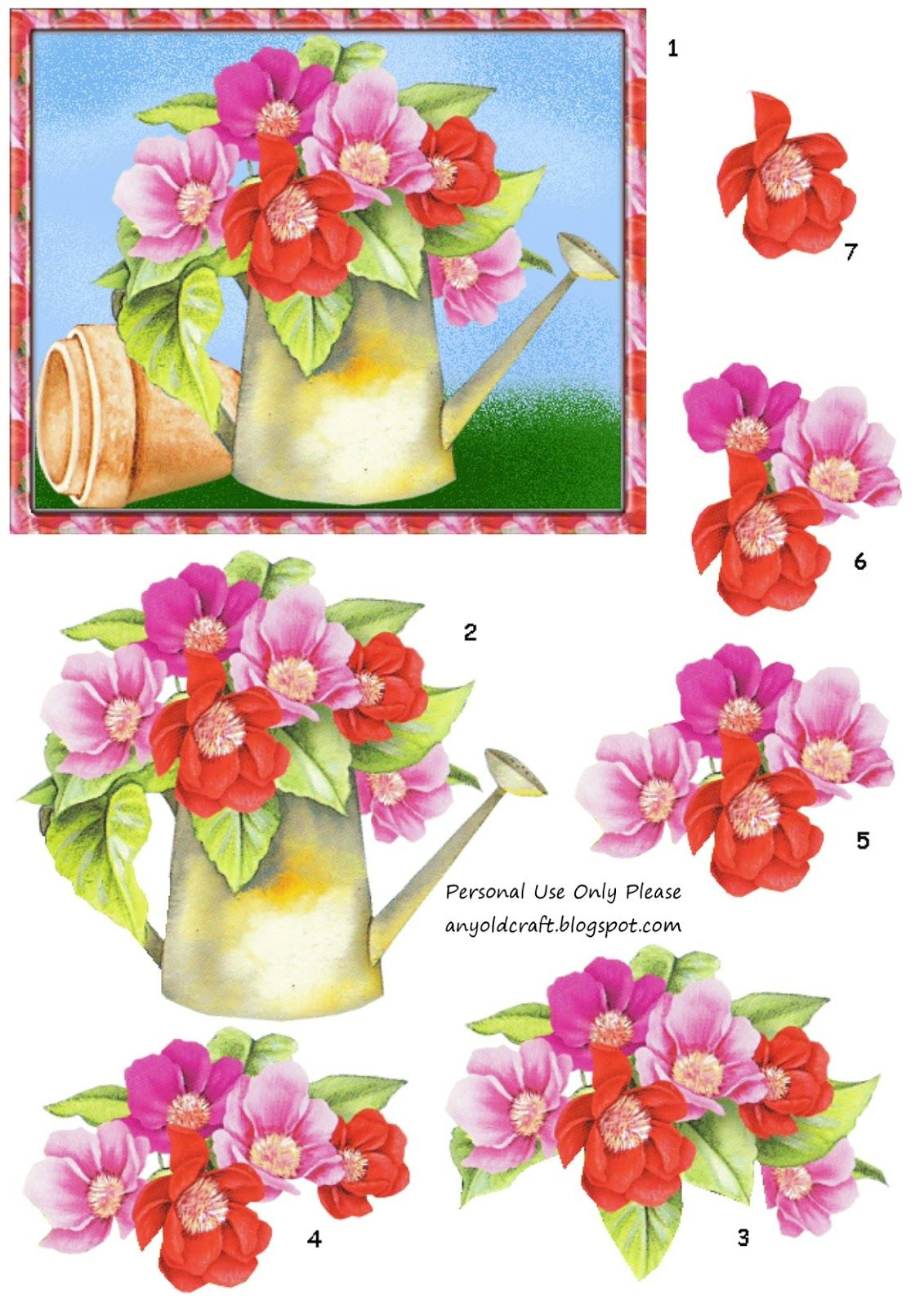 3D Decoupage And Matching Papers Freebie in Free Printable 3d Decoupage Sheets