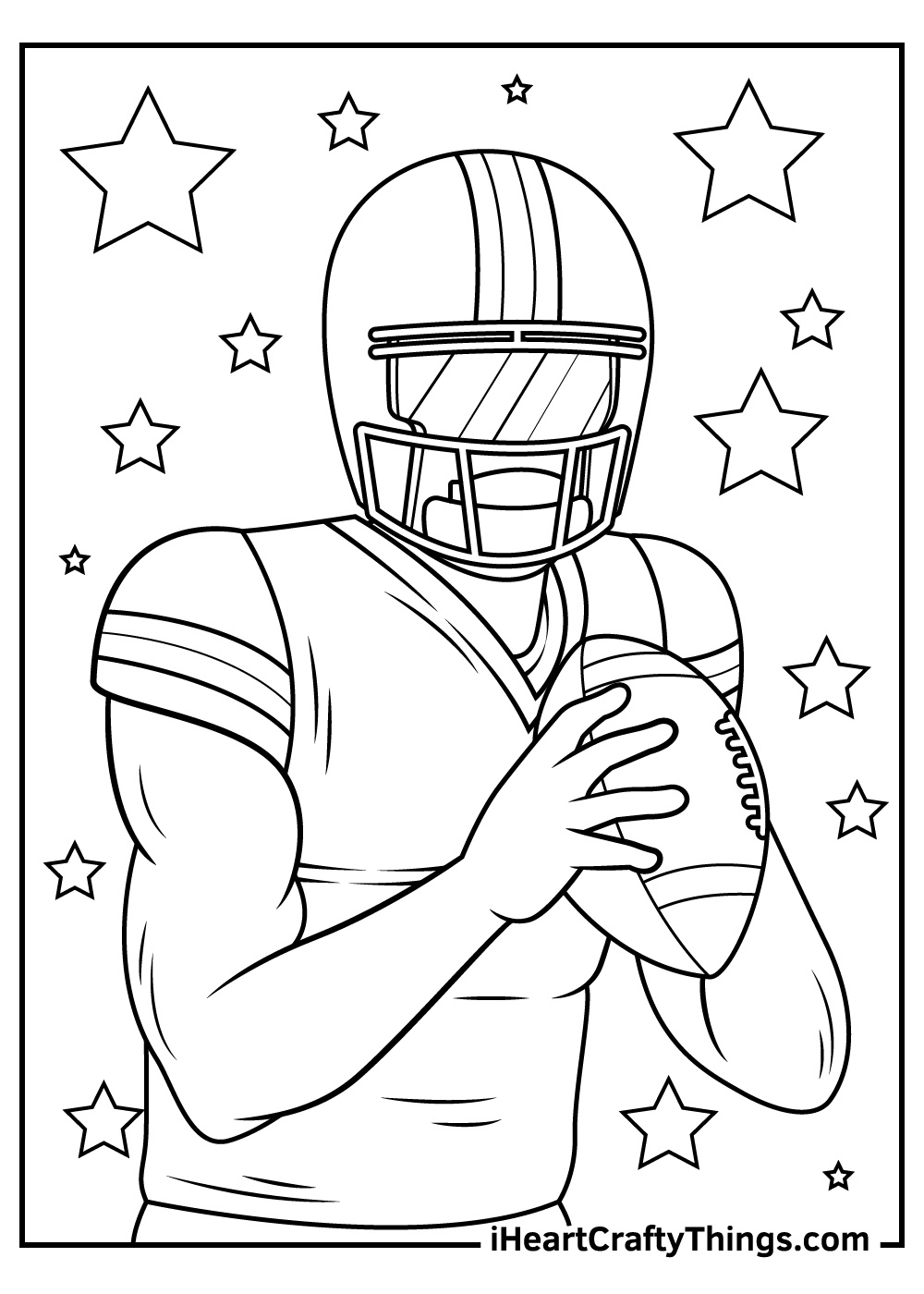 45 Free Nfl Football And Super Bowl Coloring Pages To Print pertaining to Free Printable Coloring Pages Football