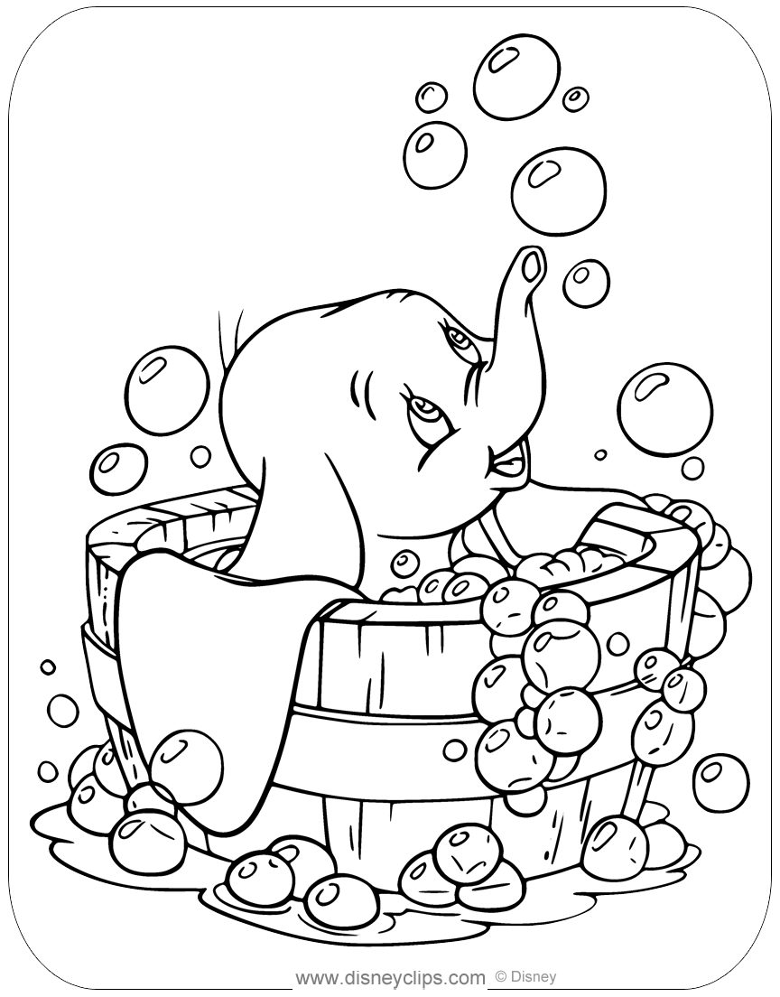 46 Printable Dumbo Coloring Pages | Disneyclips intended for Free Printable Dumbo Coloring Pages