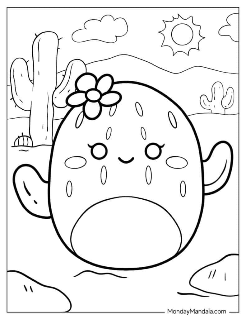 50 Squishmallow Coloring Pages (Free Pdf Printables) inside Free Squishmallow Coloring Pages Printable