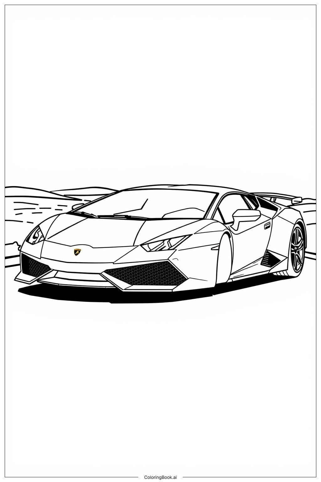 55 Lamborghini Coloring Pages (Free Pdf &amp;amp; Png Printables) inside Free Printable Lamborghini Coloring Pages