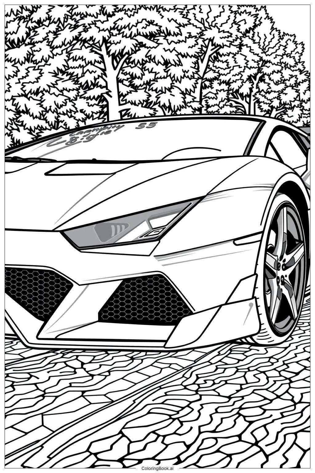 55 Lamborghini Coloring Pages (Free Pdf &amp;amp; Png Printables) inside Free Printable Lamborghini Coloring Pages