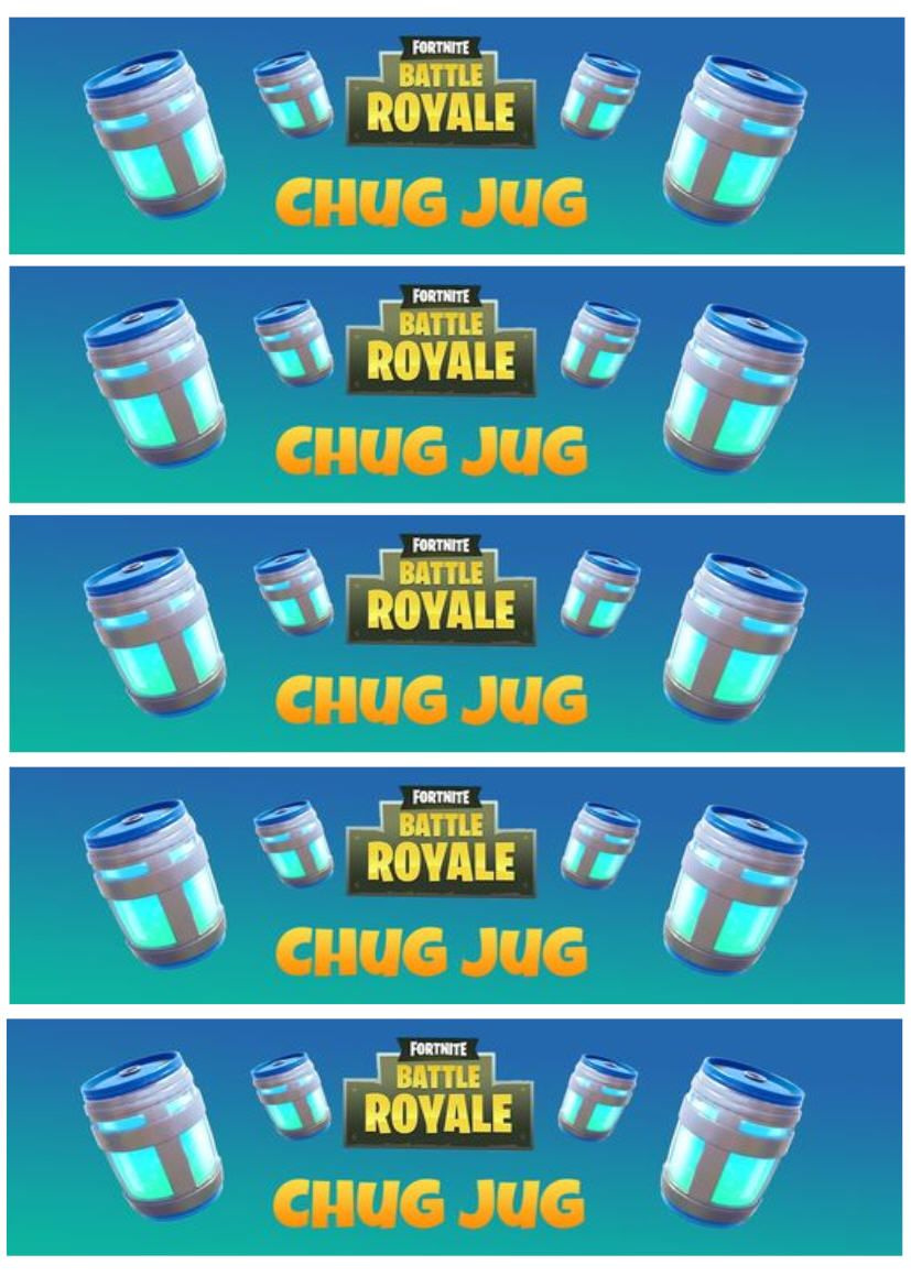 71 Fortnite Party Ideas | Fortnite, Boy Birthday Parties, Boy Birthday within Fortnite Chug Jug Printable Free Soda Can