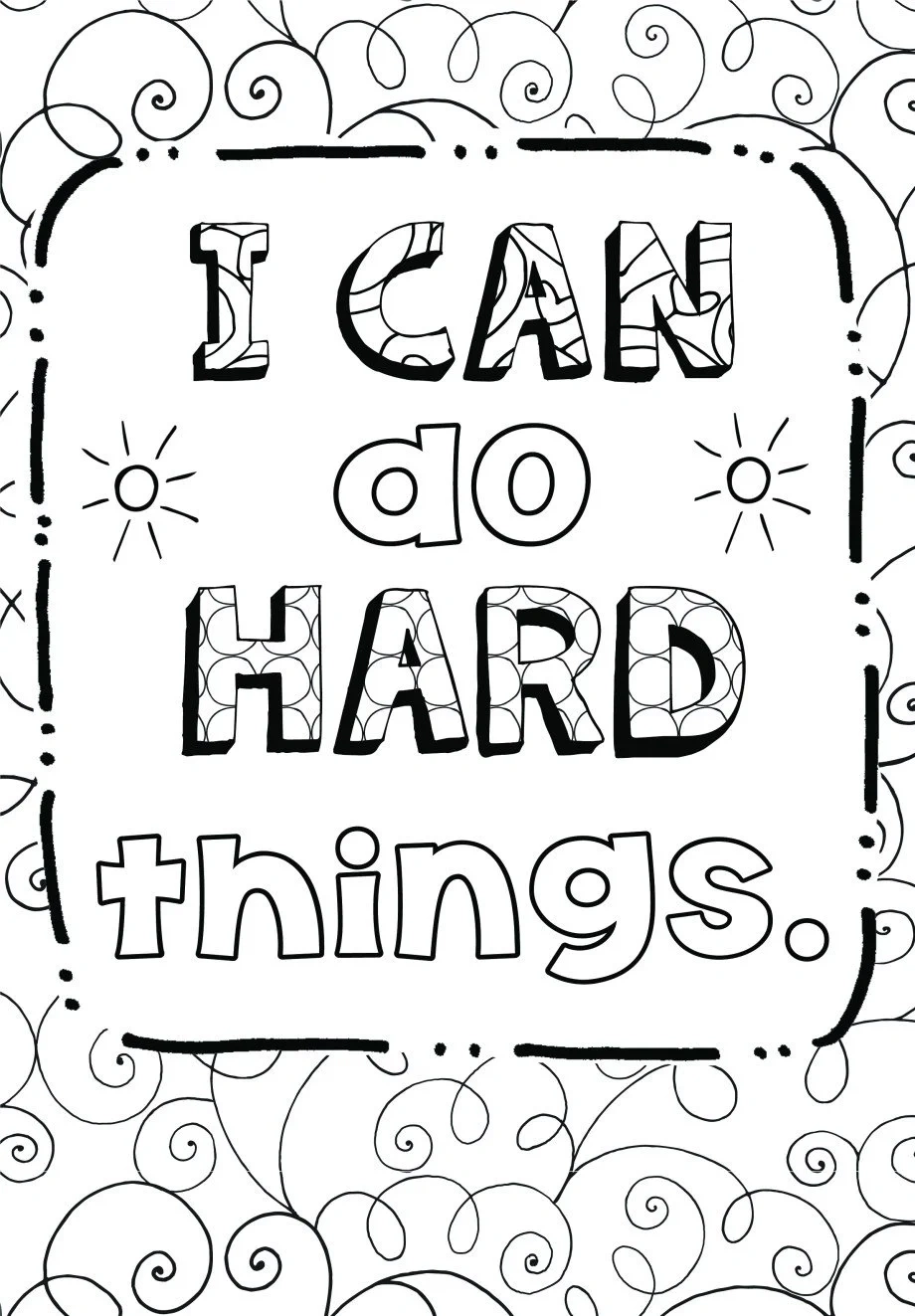 Affirmations Coloring Pages To Print - Free Printable Coloring Pages for Free Printable Affirmation Coloring Pages