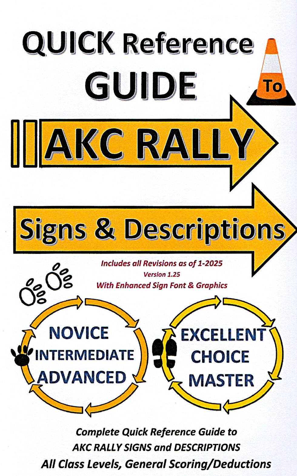 Akc Rally Quick Reference Guide - Signs, Descriptions &amp;amp; More with Free Printable Akc Rally Signs