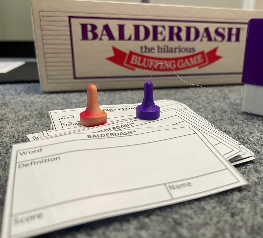 Balderdash Figure And Sheetjove | Download Free Stl Model with regard to Free Printable Balderdash Sheets