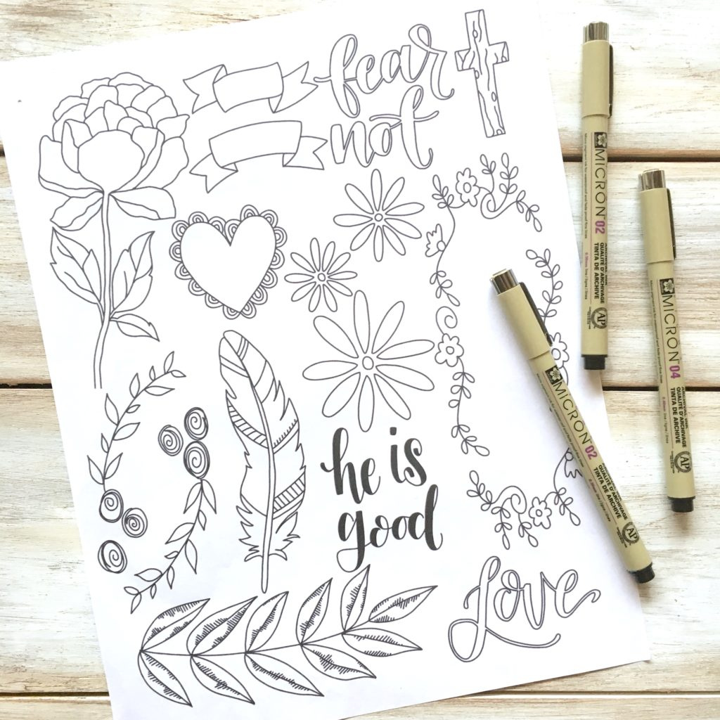 Bible Journaling When You Are Not Artistic - Plus A Free Printable for Free Printable Bible Journaling Pages