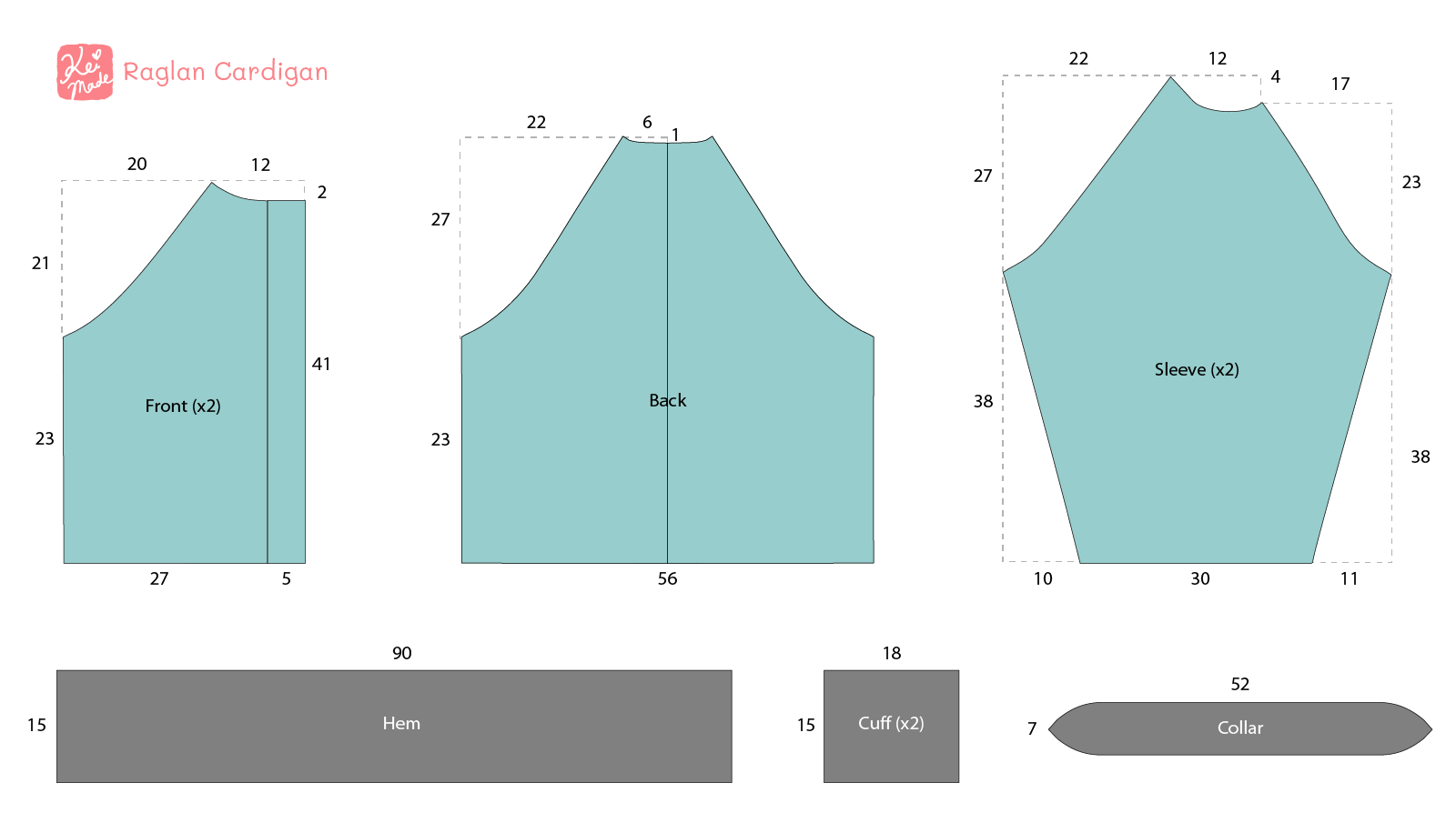 Bomber Jacket Pattern: Sewing A Blouson Cardigan With Raglan with regard to Printable Bomber Jacket Pattern Free