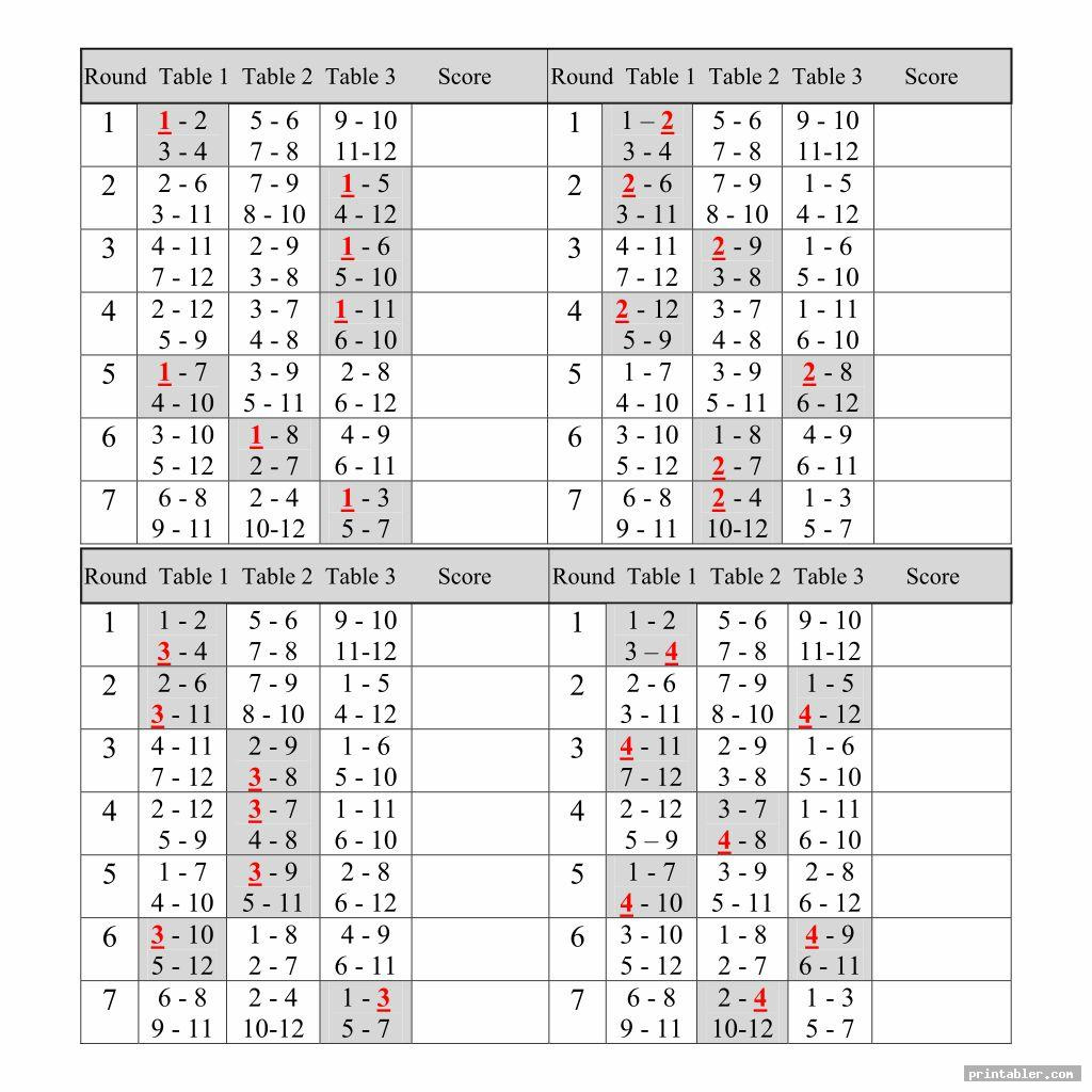 Bridge Tally Cards Printable for Free Printable Party Bridge Tallies