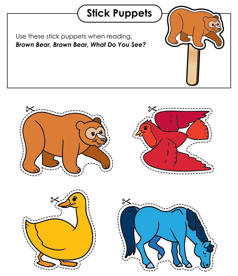 Brown Bear Brown Bear - 12 Free Pdf Printables | Printablee for Free Brown Bear Brown Bear Printables