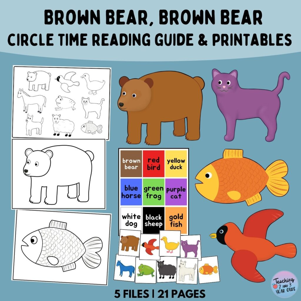 Brown Bear, Brown Bear, What Do You See Printable Book pertaining to Free Brown Bear Brown Bear Printables