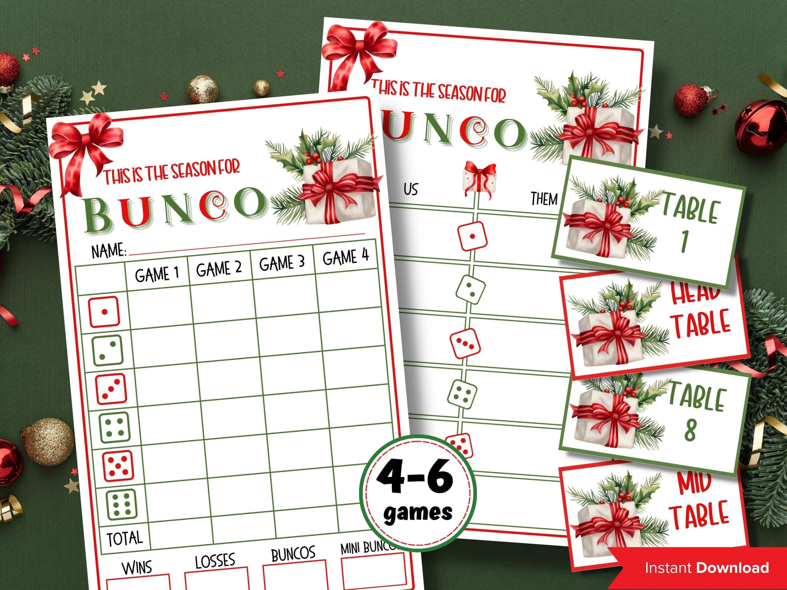 Bunco Night I Printable Christmas Bunco Score Sheet Christmas inside Free Printable Bunco Score Sheets Christmas