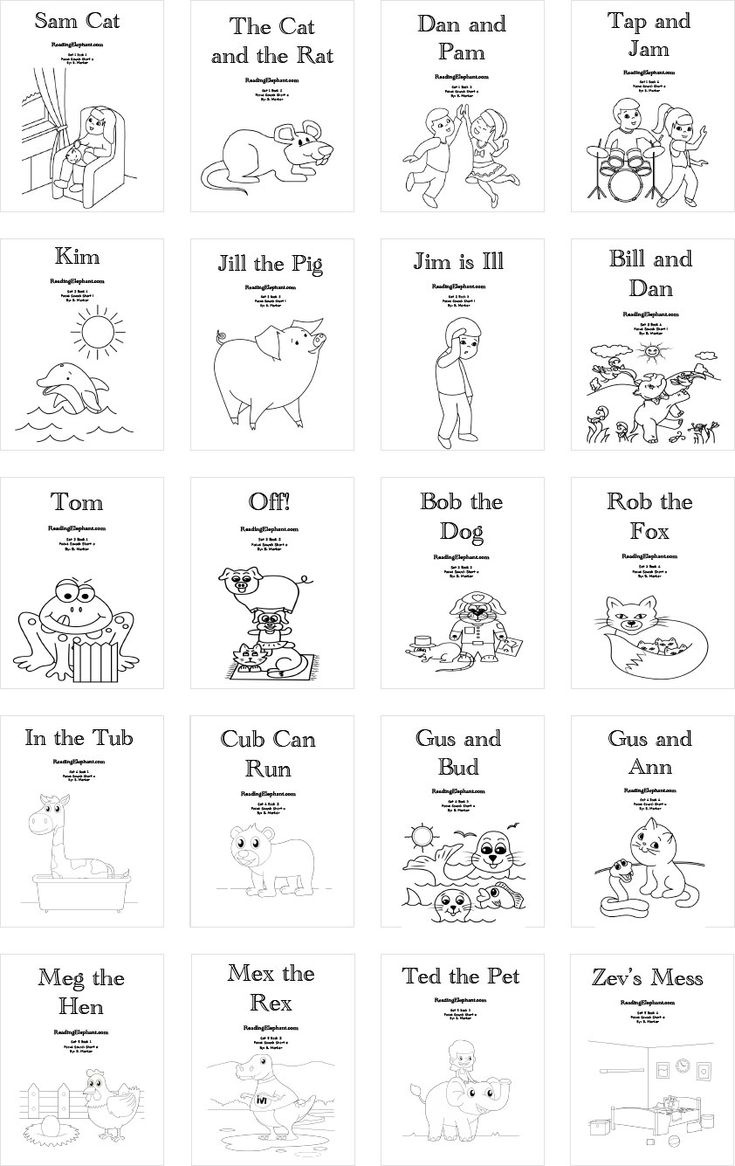 Bundle Special - Printable Phonics Books - Reading Elephant regarding Free Printable Phonics Books