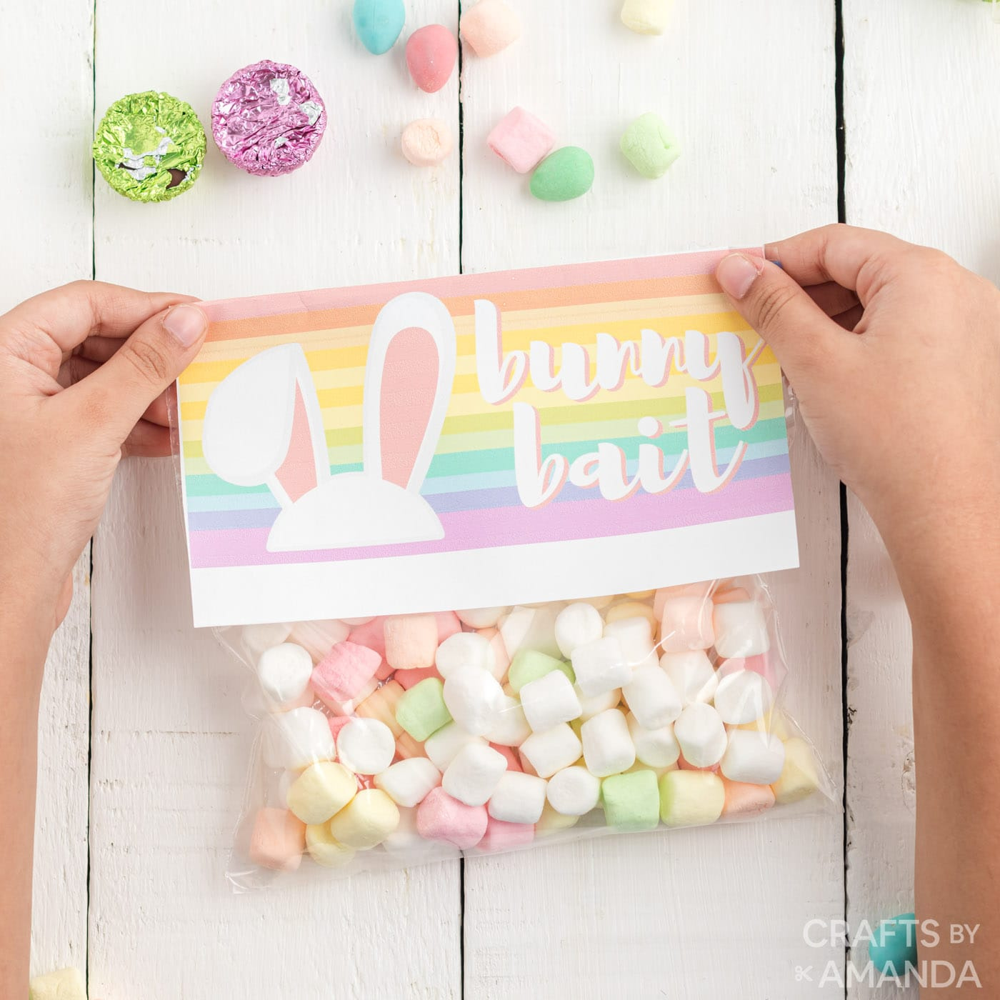 Bunny Bait Bag Topper - Craftsamanda - Free Printables within Free Printable Bunny Bait Tags