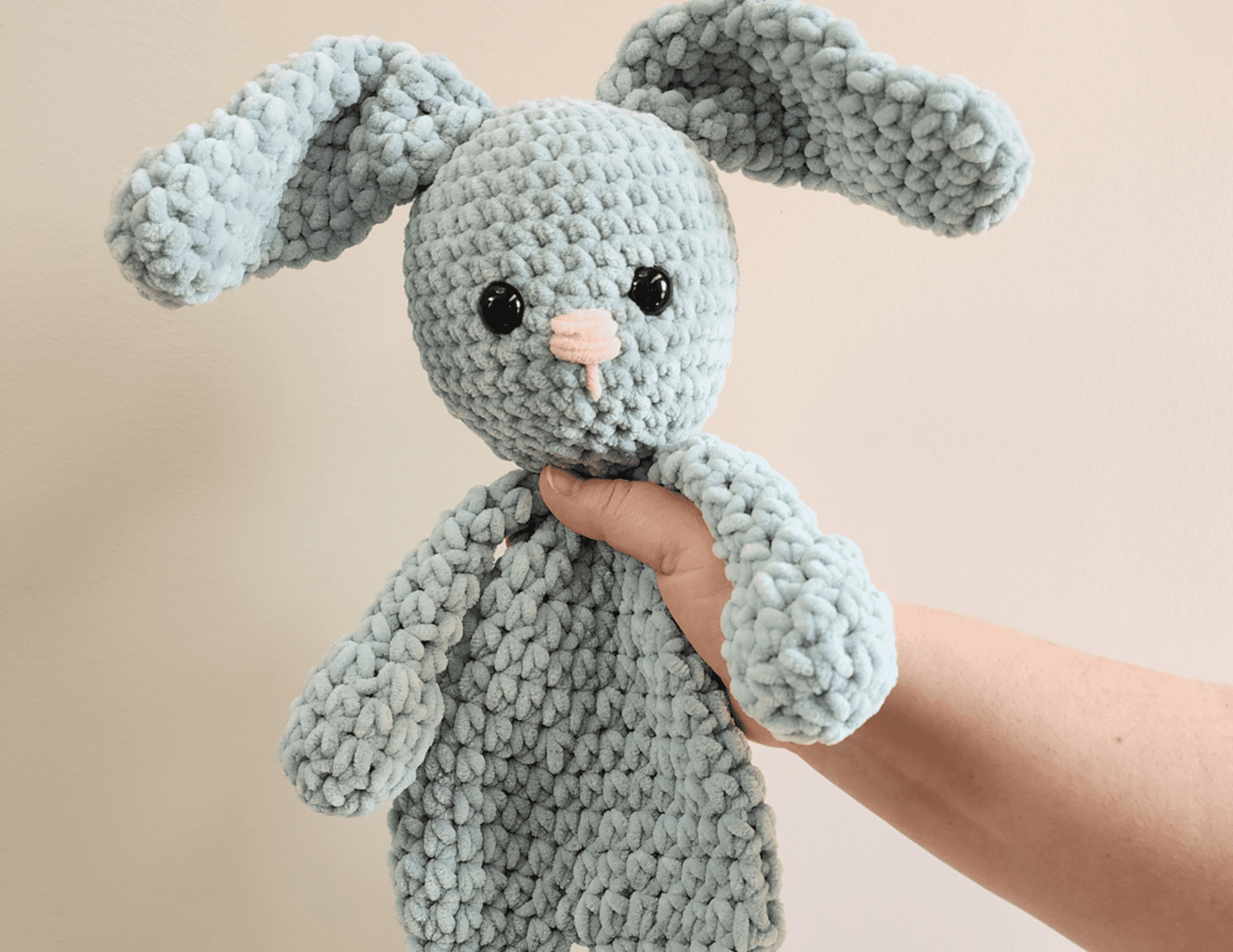 Bunny Crochet Snuggler - Crochet 365 Knit Too in Free Printable Crochet Bunny Pattern