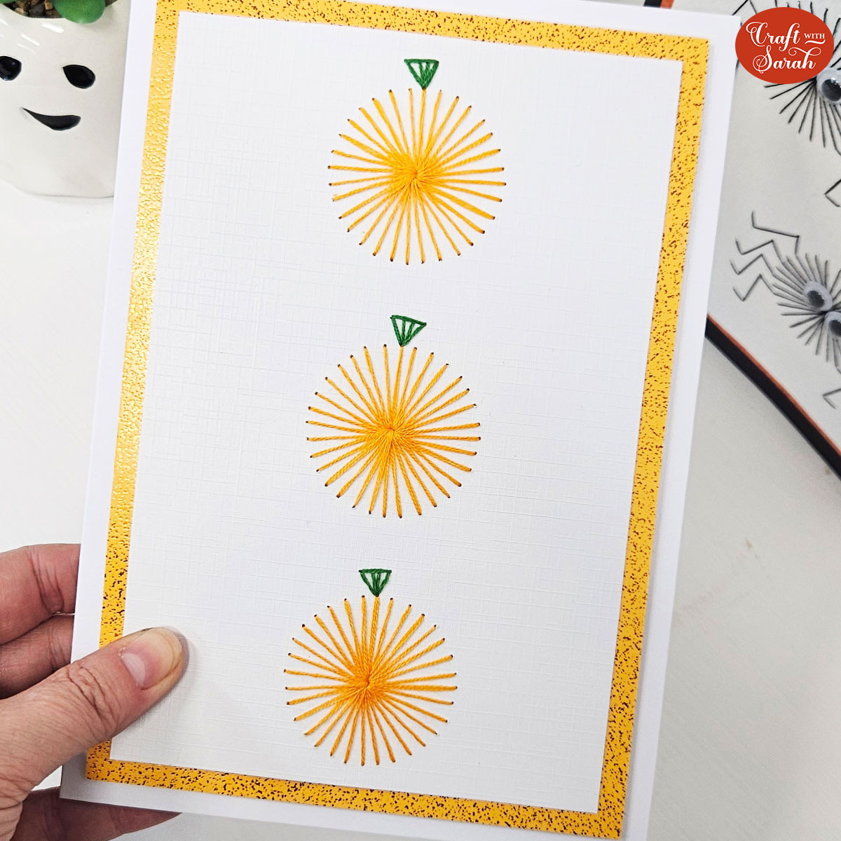 Card Stitching Patterns: Paper Embroidery On Cards! - Craft With Sarah for Free Printable Paper Pricking Patterns With Instructions