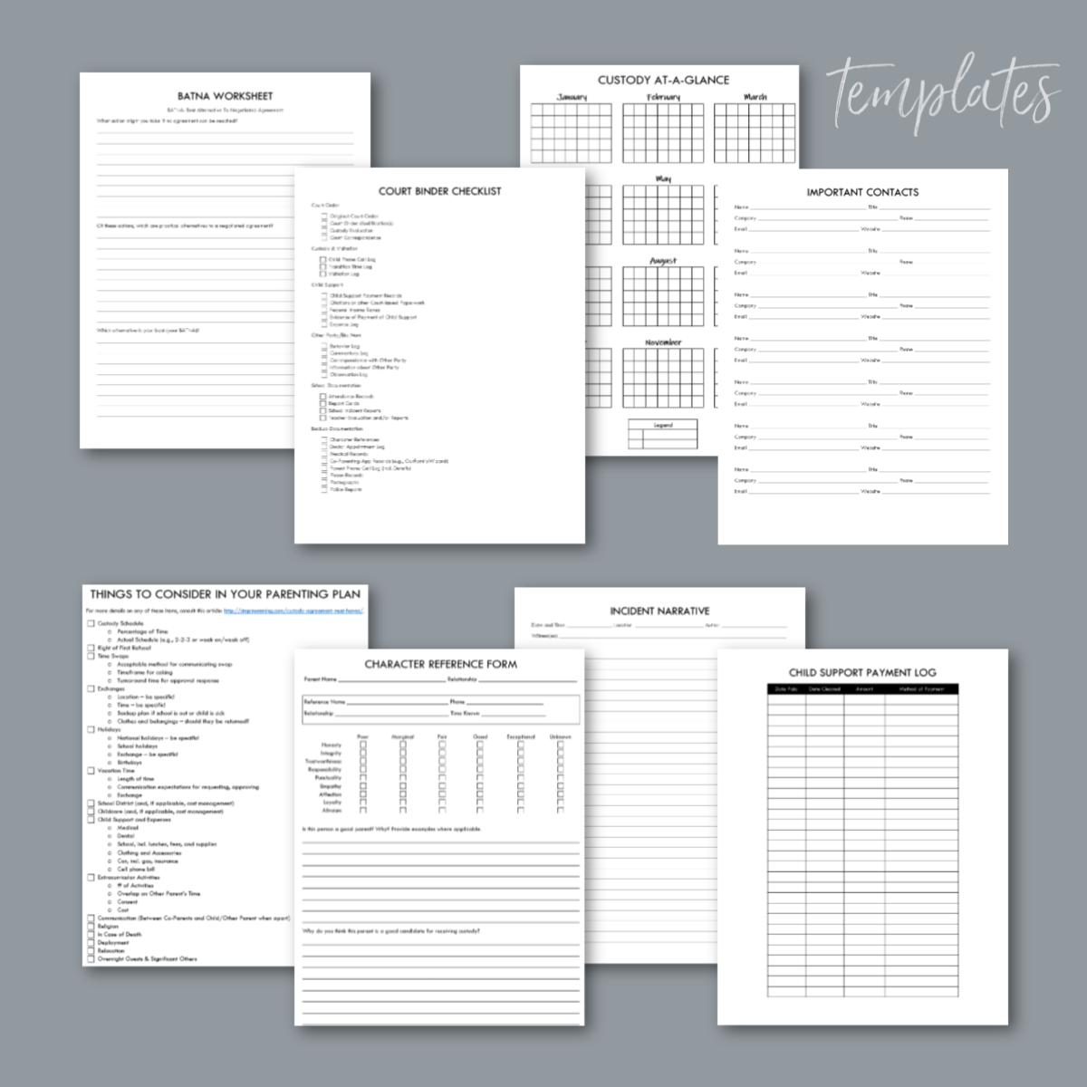 Child Custody Court Binder – Stepmomming: Resources And throughout Free Printable Custody Documentation Binder