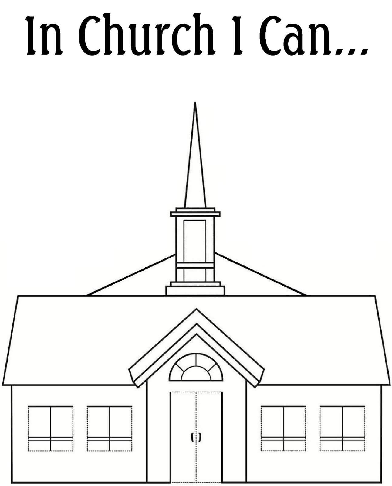 Church Coloring Pages – Printable Coloring Pages. Free pertaining to Free Printable Coloring Pages Of Churches