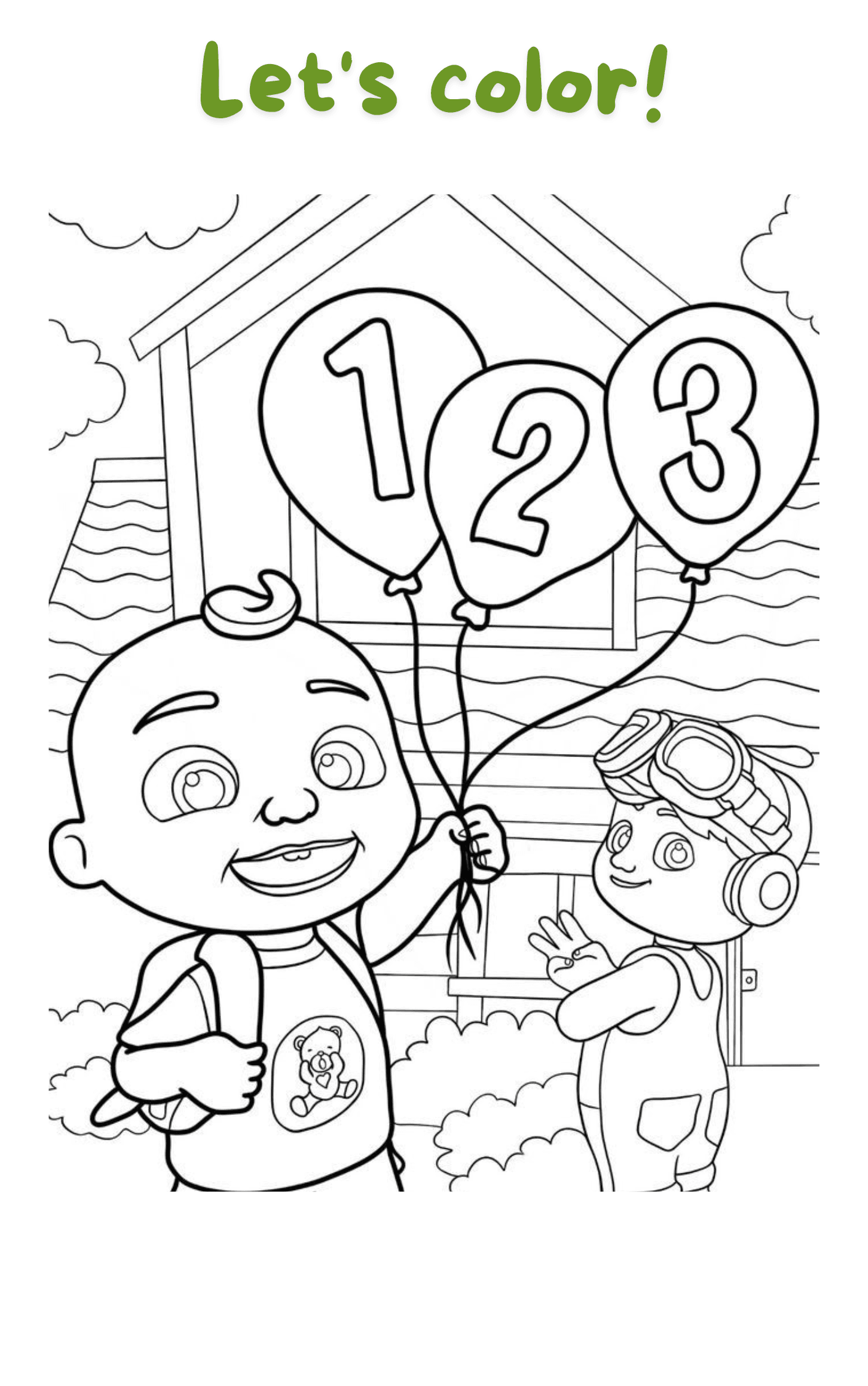 Cocomelon Coloring Book For Kidsshahara - Raket.ph throughout Cocomelon Coloring Pages Free Printable