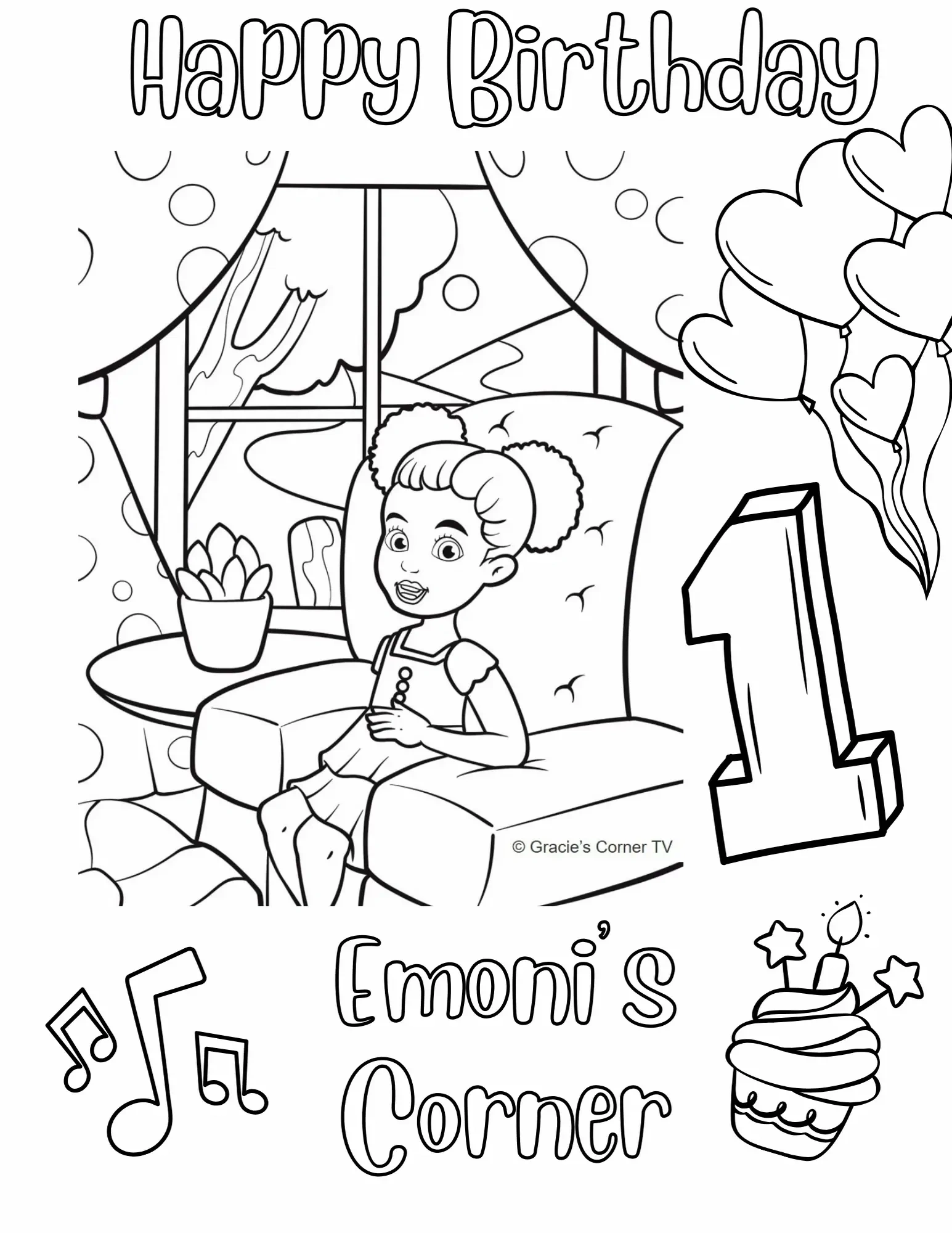 Coloring Pages In 5 Mins 🛎️ | Gallery Postedipinkyswear | Lemon8 regarding Gracie&amp;#039;S Corner Coloring Pages Free Printable