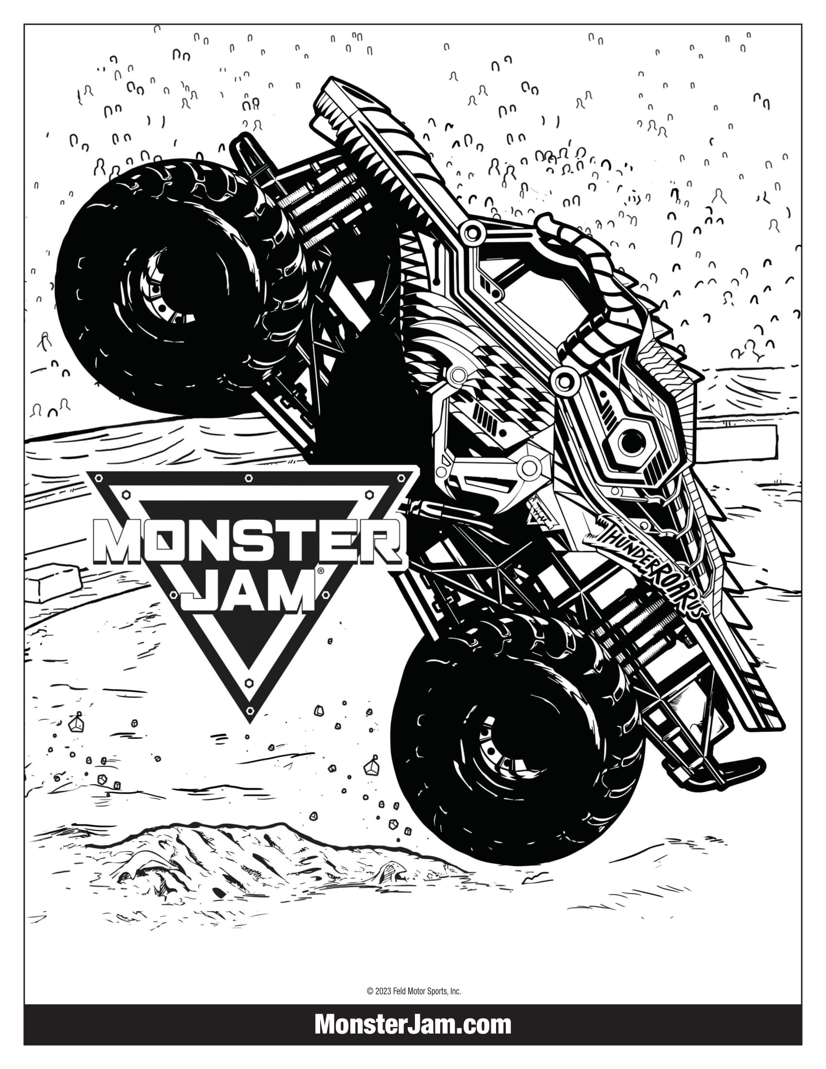 Coloring Sheets | Monster Jam® with regard to Free Printable Monster Truck Coloring Sheets