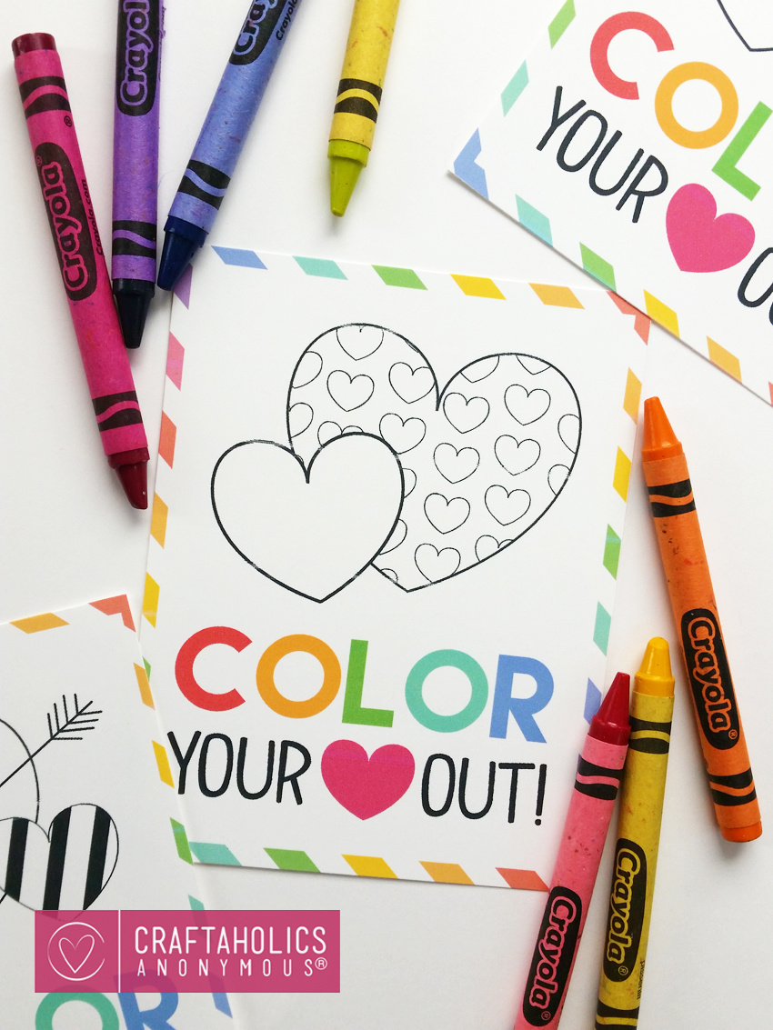 Craftaholics Anonymous® | Printable Kid&amp;#039;S Valentine for Free Printable Crayon Valentines