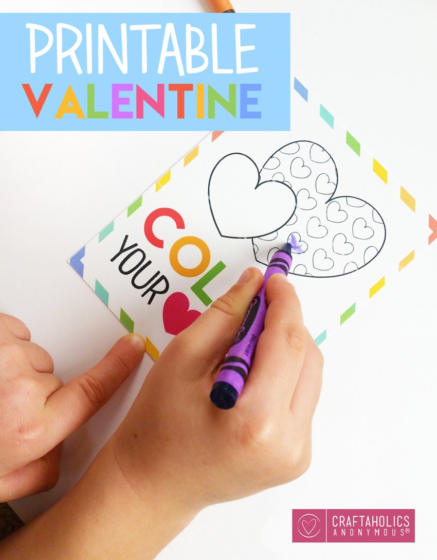 Craftaholics Anonymous® | Printable Kid&amp;#039;S Valentine for Free Printable Crayon Valentines