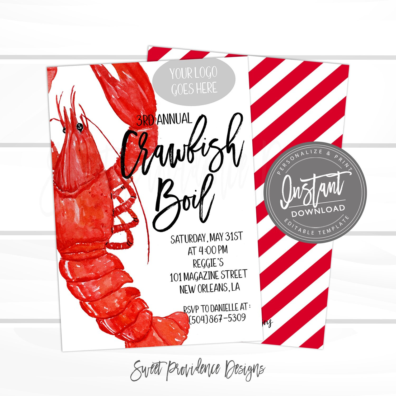 Crawfish Boil Invitation, Company Crawfish Boil Invitation in Free Printable Crawfish Boil Invitations