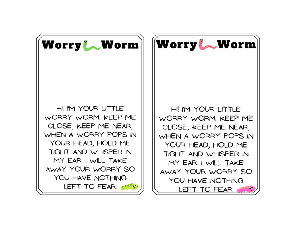 Crochet Worry Worms &amp;amp; Pocket Hugs - Flamingo Crochet - A New Way regarding Free Printable Worry Worm Tags