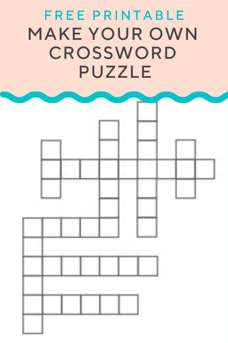 Crossword Puzzle Reading Worksheet Generator in Make Free Crossword Puzzles Printable