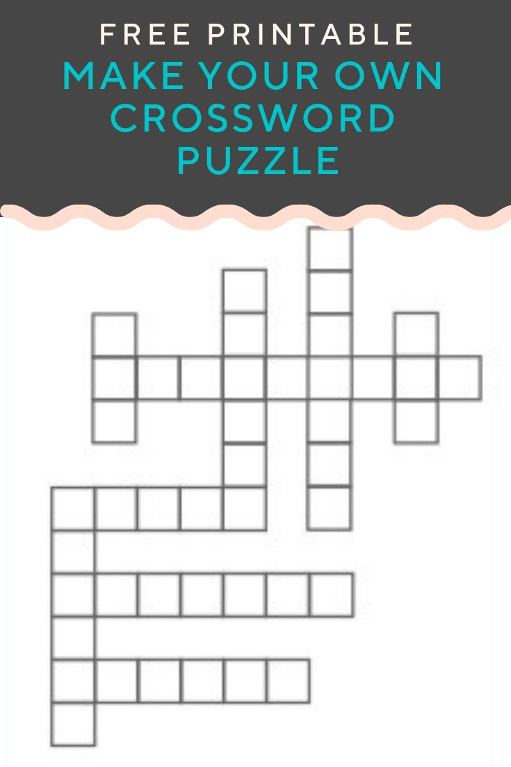 Crossword Puzzle Reading Worksheet Generator inside Free Crossword Creator Printable